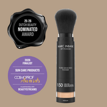Afbeelding in Gallery-weergave laden, SPF50 Mineral Powder - Marc Inbane | Zonbescherming & Setting Powder met Kleur | Medium, Dark & Refills