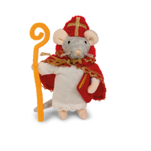 Afbeelding in Gallery-weergave laden, Knuffel muis Sinterklaas
