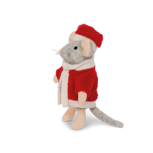 Afbeelding in Gallery-weergave laden, Knuffel Muis Kerstman