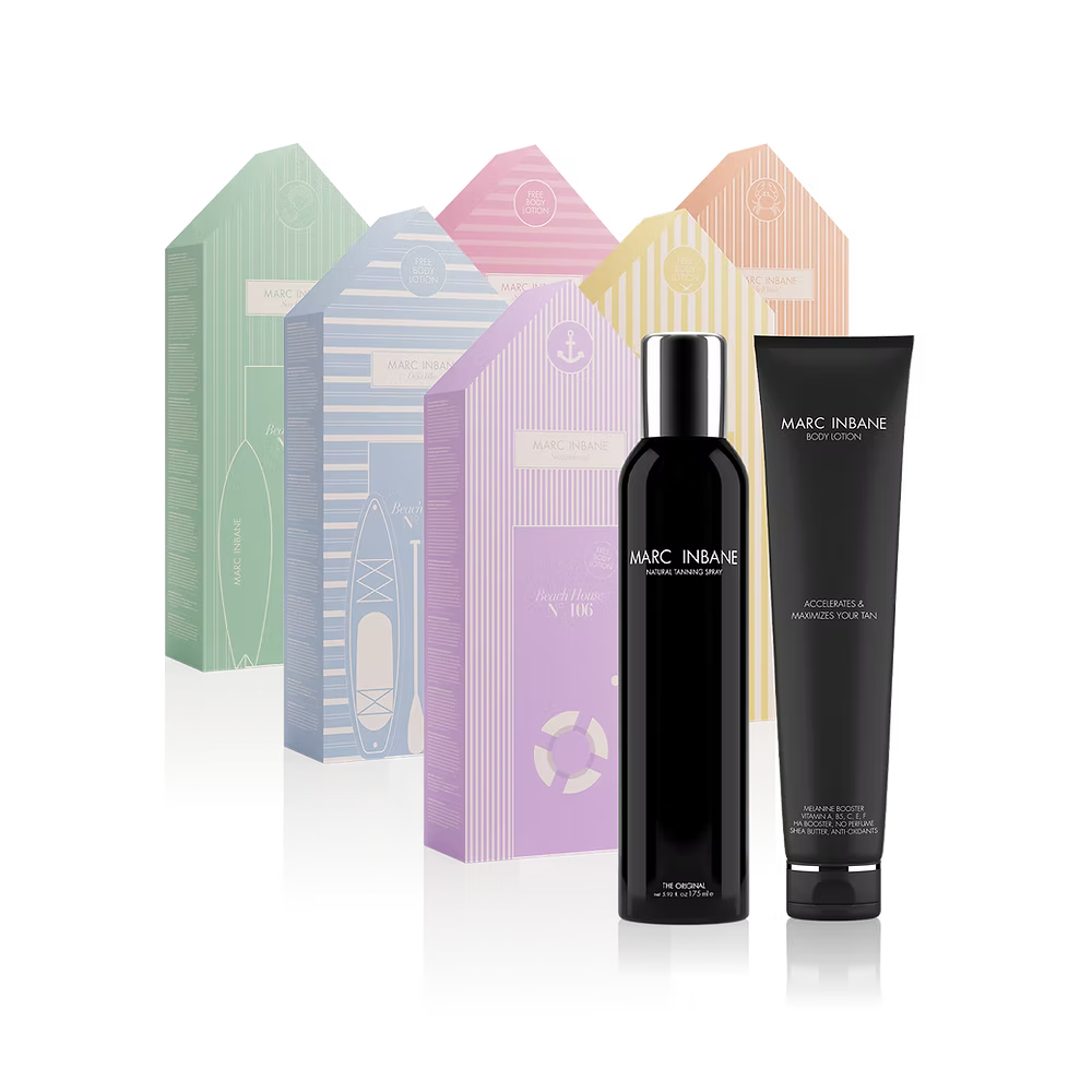 Tanning Spray - Odyssée Soleil Beach House (+GRATIS TAN MAXIMIZER & EXTENDER)I Marc Inbane