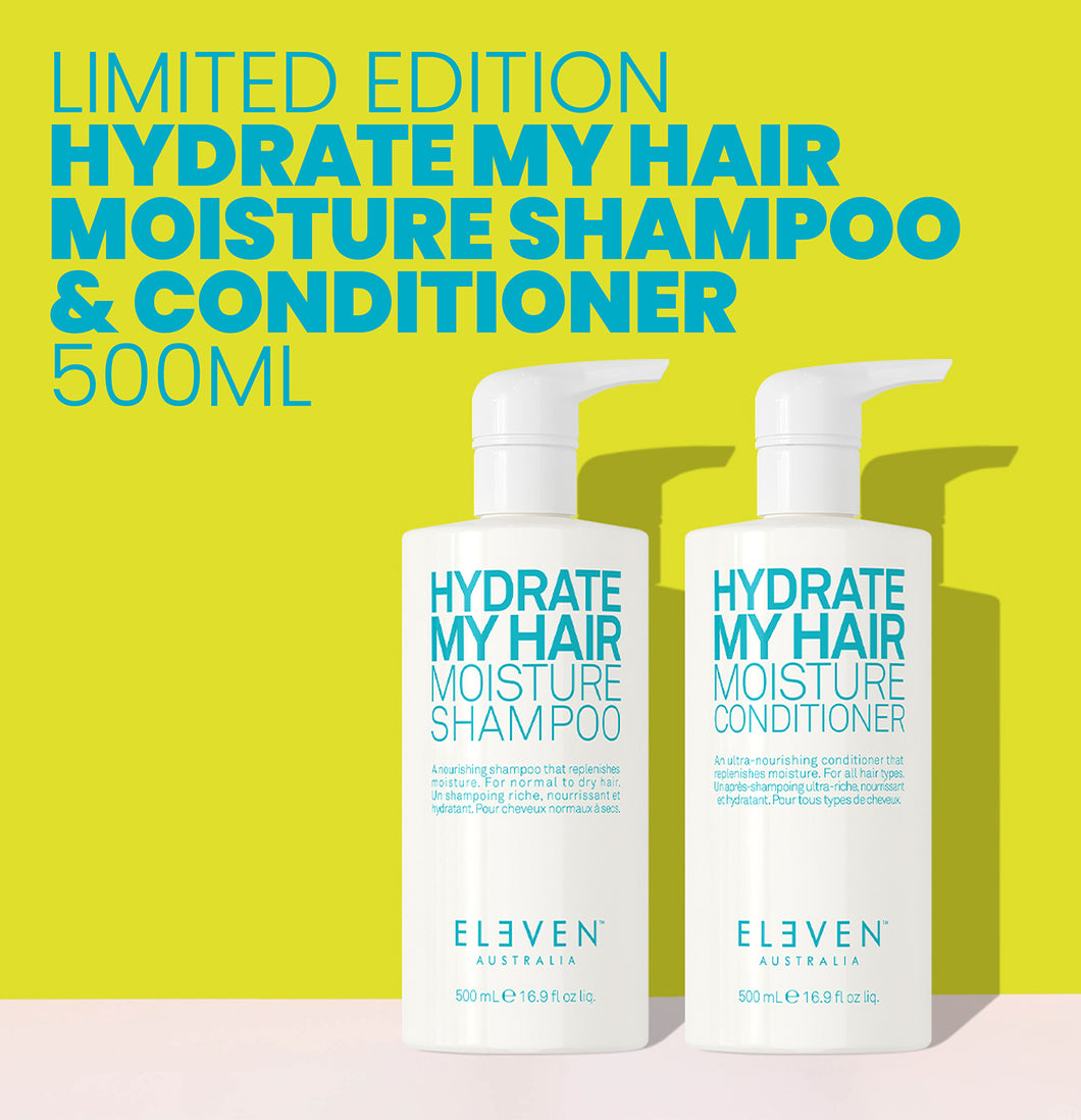 Limited Edition - Duo Hydrate My Hair (500ml) I Eleven Australia