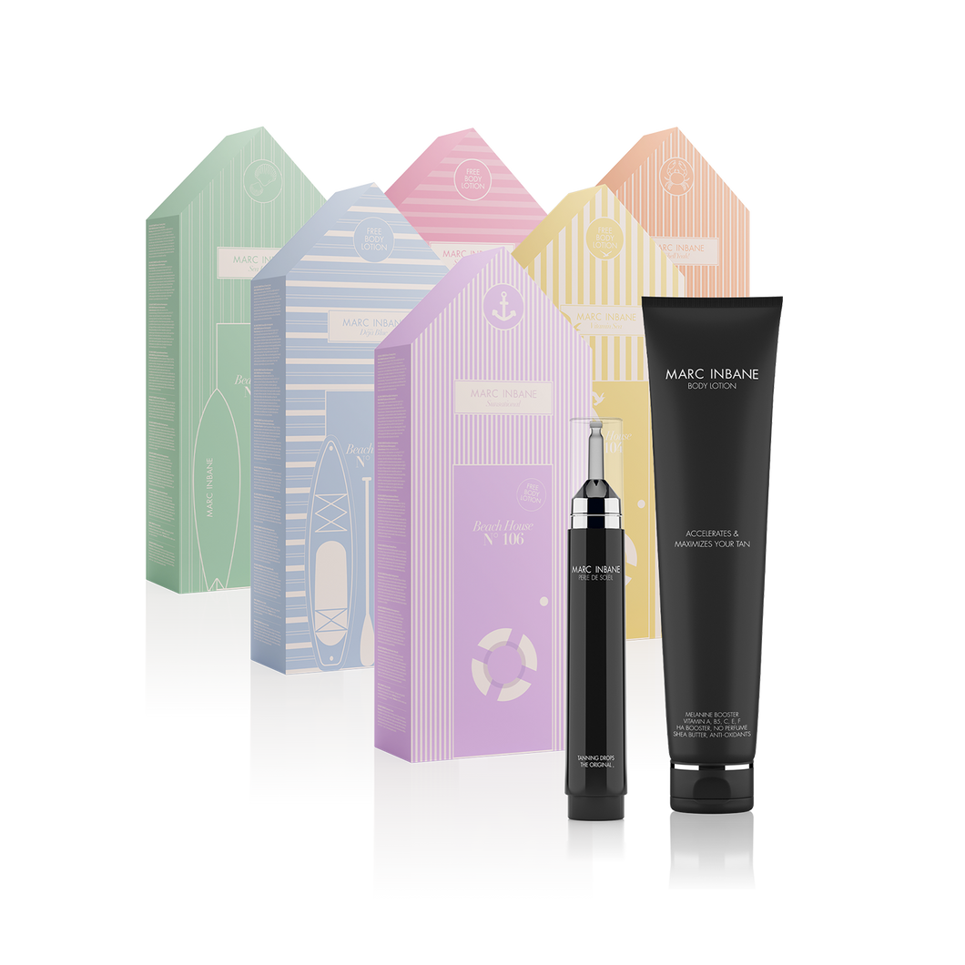 Perle De Soleil Tanning Drops - Odyssée Soleil Beach House (+GRATIS TAN MAXIMIZER & EXTENDER) I Marc Inbane