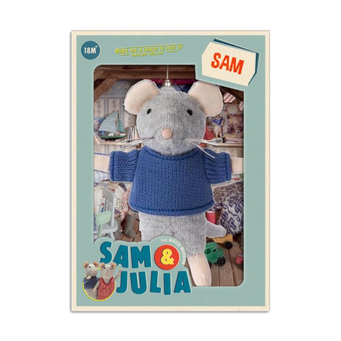 Knuffel Muis Sam