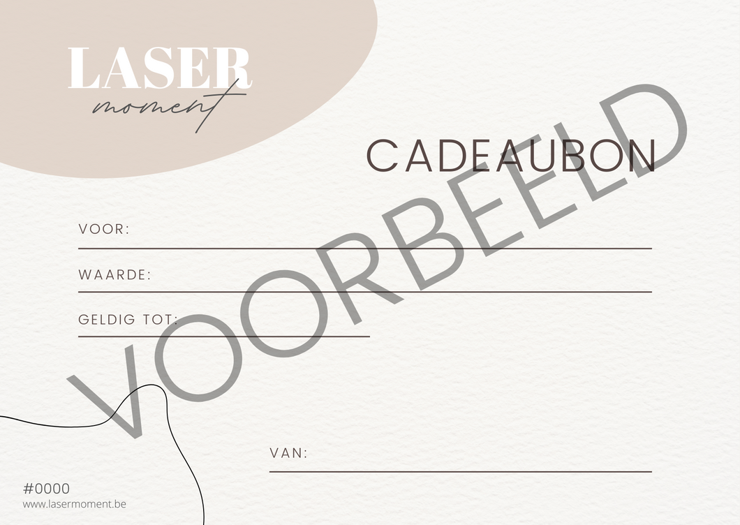 WAARDEBON - LASERMOMENT BEHANDELINGEN